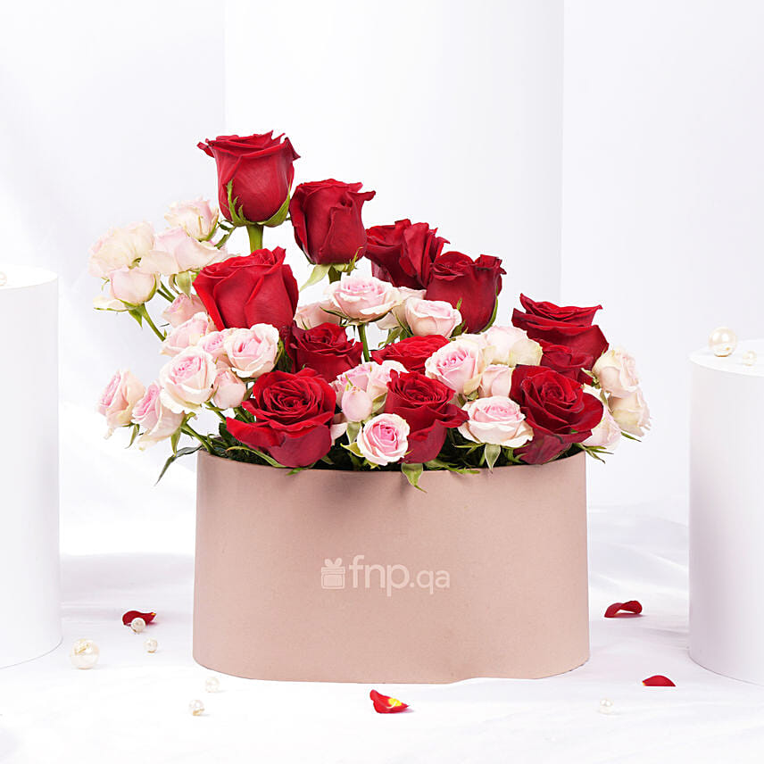 Touch of Love Valentines Flowers: Send Flowers to Qatar
