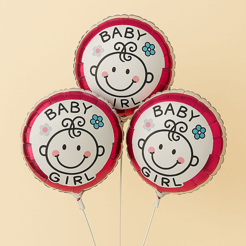 Its A Girl Foil Balloons: 
