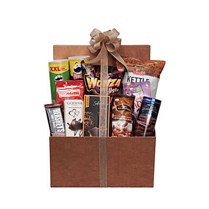 Sweet & Savoury Treats Box Hamper: Send Gift Hampers To Qatar
