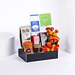 Exquisite Treats & Mixed Roses Arrangement