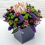 Exotic Flower Vase Arrangement
