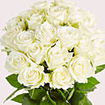 Graceful White Roses