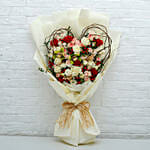 Heart Shaped Flower Bouquet