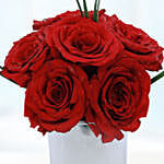 Loving Red Roses Vase