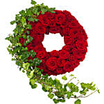 Red Roses Wreath