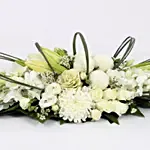 White Flower Themed Arrangement- Premium