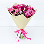 10 Stems Of Pink Spray Roses Bouquet