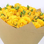 10 Stems Of Yellow Spray Roses Bouquet