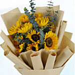10 Sunflowers Bouquet