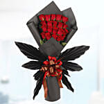 20 Red Roses Butterfly Bouquet