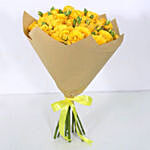 20 Stems Of Yellow Spray Roses Bouquet