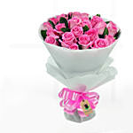 20 Stems Pretty Pink Roses Bunch