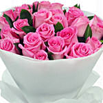 20 Stems Pretty Pink Roses Bunch