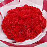 40 Red Carnations Bouquet