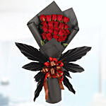40 Red Roses Butterfly Bouquet