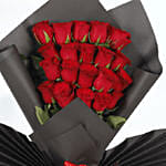 40 Red Roses Butterfly Bouquet