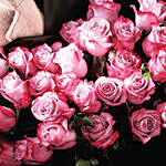 40 Stems Luxurious Deep Purple Roses Bouquet