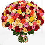 50 Enchanting Mix Roses Bunch