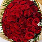 50 Red Roses Bunch