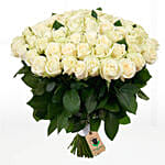 50 Stems Heavenly White Rose Bunch