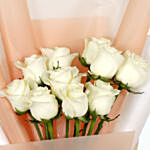 Bouquet Of 10 White Roses