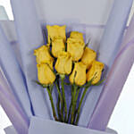 Bouquet Of 20 Yellow Roses