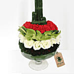 Burj Khalifa Shaped Flower Arrangement- Deluxe