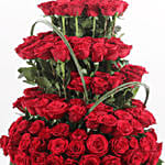 Fish Bowl Of 301 Red Roses