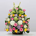 Joyful Blooms Arrangement- Deluxe