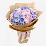 Pink & Purple Hydrangeas Bunch- Deluxe