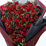 Red Roses Bouquet- Deluxe
