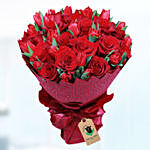 Romantic Red Flower Bouquet- Standard