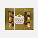 Royal Purple Tulips & Ferrero Rocher 12 Pcs