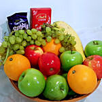 Fruits & Chocolates Gift Basket