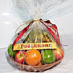 Fruits & Chocolates Gift Basket