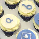 Boy Baby Shower Chocolate Cupcakes