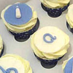 Boy Baby Shower Chocolate Cupcakes