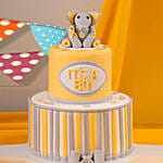 Elephant Theme Baby Shower Chocolate Cake 5.5 Kgs