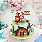 Masha And Bear Vanilla Cake 3.5 Kgs