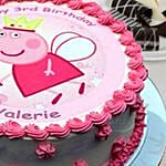 Peppa Pig Theme Buttercream Cake