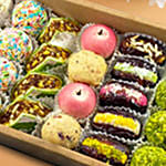 Assorted Box Of Dry Fruit Sweets Half Kg