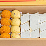 Assorted Laddoo & Kaju Katli Box Half Kg