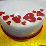 Hearty Fondant Cake