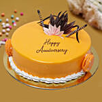Decadent Anniversary Mango Cake
