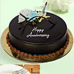 Delicious Anniversary Dark Chocolate Cake