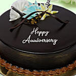 Delicious Anniversary Dark Chocolate Cake