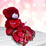 Chocolates & Teddy Hamper