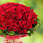 Beautiful 100 Red Roses