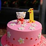 Hello Kitty Fondant Cake