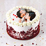 Velvety Photo Cake For Anniversary 2 Kg